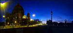 GER Berlin Dom-Fernsehen Turm-Rathaus {Dawn/blue hour} Panorama by KWOT